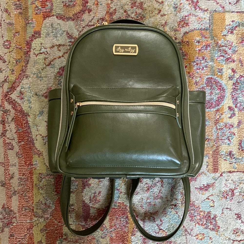 Itzy Ritzy Mini Diaper Bag in Olive